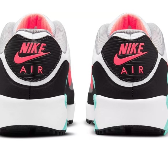 Nike White and Black Sneakers with Air Max Cushioning - Picture 5 of 9